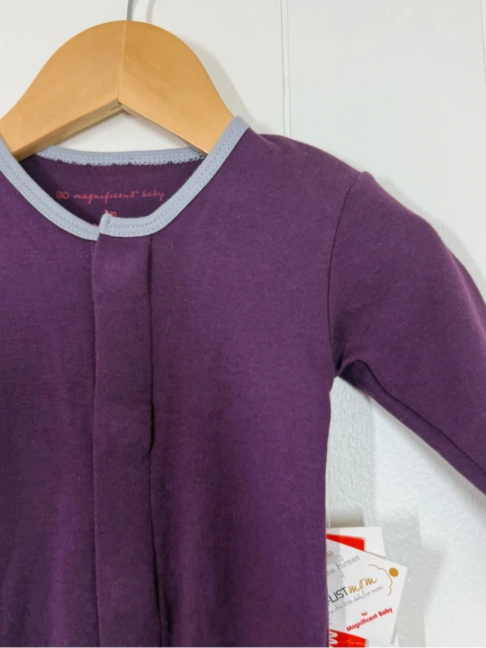NEW Magnificent Baby Magnetic Purple Footie